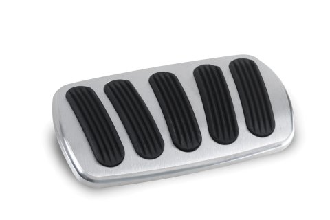 Lokar Pedal Pads for 1964-1967 CHEVY II - BAG-6131 Pad, Brake, Billet Aluminum, Automatic Transmission, Chevy, Each