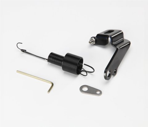 Lokar Throttle Cable Brackets XSRK-4003 Bracket, Stainless Steel, Black Powdercoated, Holley, Edelbrock, Carter, Rochester, Each