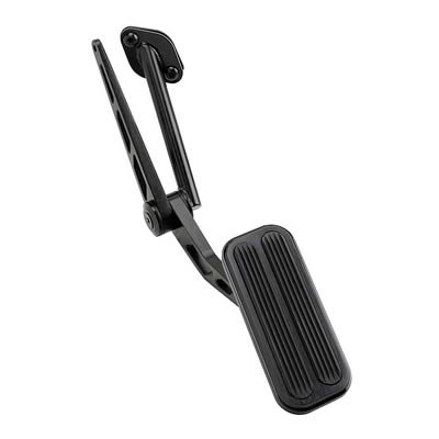 Lokar Midnight Series Billet Gas Pedals for 1962-1967 CHEVY II - XBAG-6127 Throttle Pedal Assembly, Series, Aluminum, Rubber, Black, Chevy, Kit