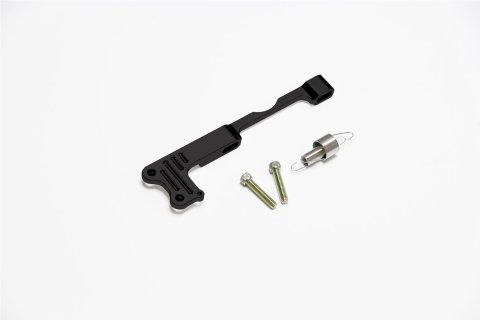 Lokar Throttle Cable Brackets XTCB-40HS1 Bracket, Stainless Steel, Black Anodized, Holley Sniper EFI 1, Each