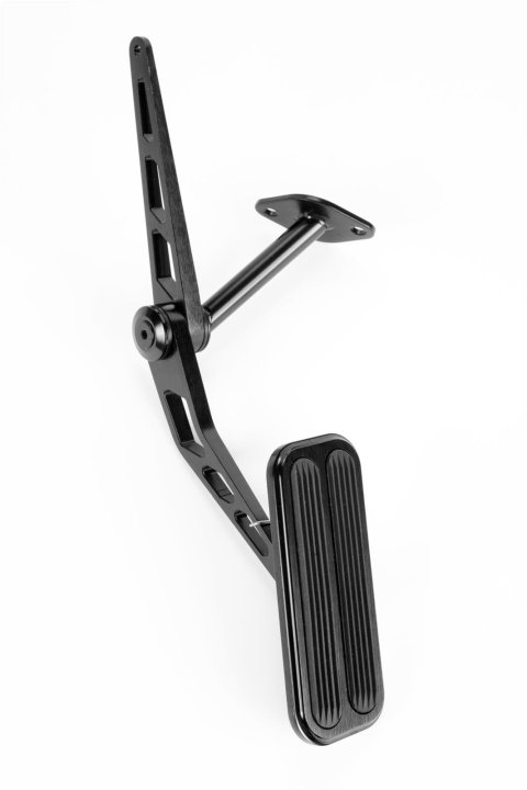 Lokar Midnight Series Billet Gas Pedals for 1964-1967 CHEVELLE - XBAG-6129 Pedal Pad, Series, Throttle, Aluminum, Rubber, Black Anodized, Chevy, Each