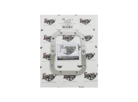 Lokar Shifter Boot Rings 70-SFR Retaining Ring, Stainless Steel, Natural, Rectangular, 6.75 in. x 5.25 in., Each