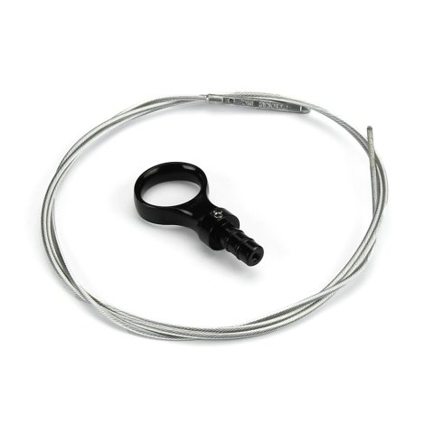 Lokar Midnight Series Direct Mount Engine Dipsticks XED-5000LS1 Oil Dipstick, Mount, Passenger Side Block Entry, Billet Aluminum, Black Anodized, Chevy, Small Block, LS, Each