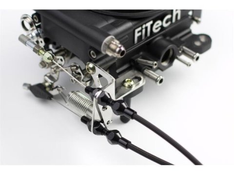 Lokar Throttle Cable Brackets TCB-40FIT Bracket, Kickdown Lever, Stainless Steel, Polished, FiTech, Each