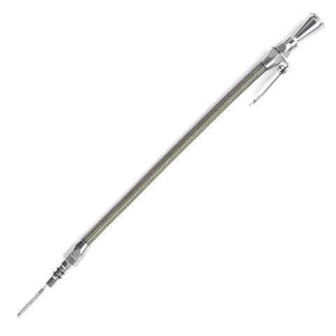 Lokar Flexible and Machined Engine Dipsticks ED-5011 Oil Dipstick, Flexible, Oil Pan Entry, Billet Aluminum, Brite Anodized, Ford, Big Block, 460, 514, Each