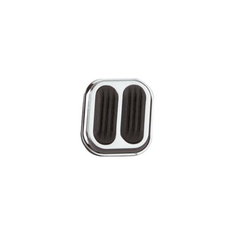 Lokar Steel Dimmer Switch Covers SG-6009 Pedal Pad, Switch, Chromed with Rubber Inserts, Automatic, Manual Transmission, Each