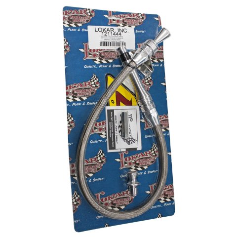 Lokar Anchor-Tight Locking Transmission Dipsticks 1211444 Dipstick, Locking, Braided Stainless Steel/Natural, Natural Handle, F.W. Mount, Torqueflite 727