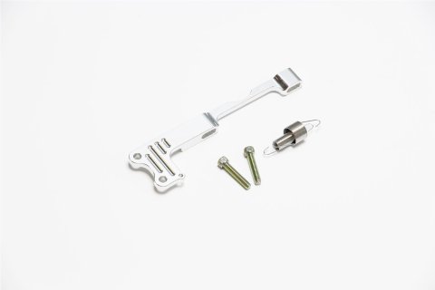 Lokar Throttle Cable Brackets TCB-40HS1 Bracket, Kickdown Lever, Sniper 1, Stainless Steel, Bright Billet, Each