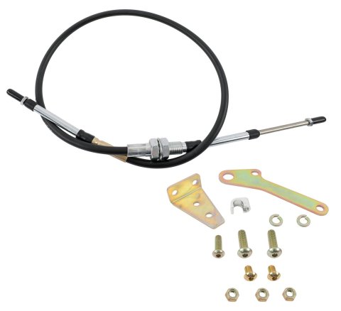 Lokar Floor Mount Cable Conversion Kits ATA-7004 Shifter Kits, Automatic, Kits, Bracket, 48.00 in. Cable, for Shifters Only, Ford, C4, Kit