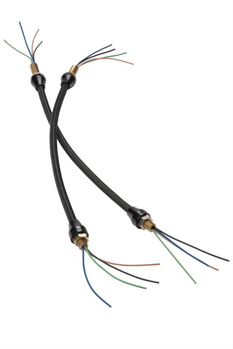 Lokar Midnight Series Headlight Wiring Harnesses XHL-1900 Harness, Headlight, 4-Wire, Braided Stainless Steel, Pair