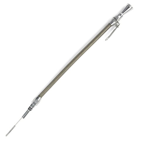 Lokar Flexible and Machined Engine Dipsticks ED-5013 Oil Dipstick, Flexible, Oil Pan Entry, Billet Aluminum, Brite Anodized, Ford, Small Block, 302, Each
