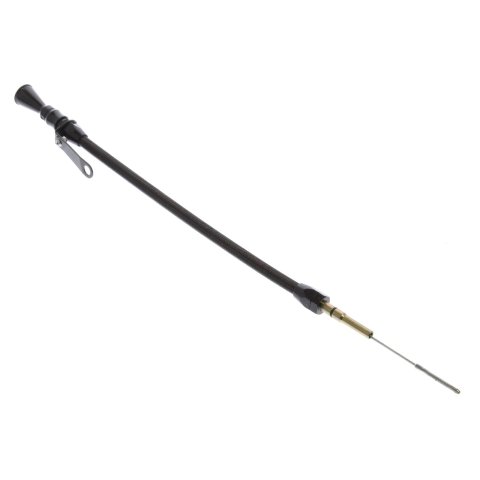 Lokar Midnight Series Anchor-Tight Locking Flexible Engine Dipsticks X1220077 Oil Dipstick, Flexible, Passenger Side, Billet Aluminum, Black Anodized, Chevy, SB, LS1, Car, Each