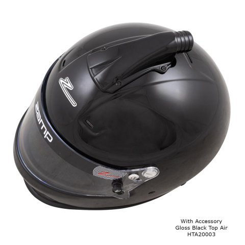 Zamp RZ-36 Dirt Helmets H768D03S Helmet, Dirt, Full Face, Gloss Black, Fire-Retardant Fabric, Snell SA2020, Small, Each