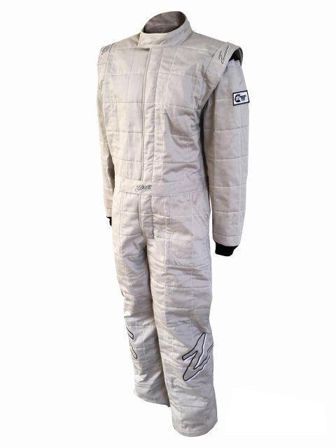 Zamp ZR-30 Racing Suits R030015L Driving Suit, ZR-30, SFI 3.2A/5, Gray, Three Layer, Men's Large, Each