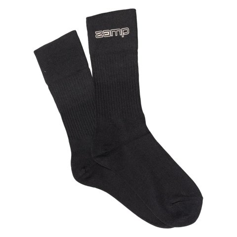 Zamp Racing Socks RU003003L Socks, Fire Retardant Underwear, Nomex, Black, SFI 3.3, Men's Large, Pair