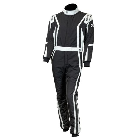 Zamp Driving Suits R10003M Race Suit ZR-52F FIA8856-2018/SFI 3.2A/5 Black Lightweight Three Layer Medium