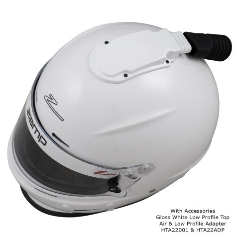 Zamp RZ-62 Helmets H764001XL Helmet, RZ-62, Full Face, Gloss, White, Fire-Retardant Fabric, Snell SA2020, X-Large, Each