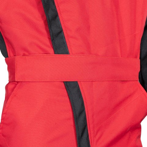Zamp Kart Suit ZK-40 R060002YM Driving Suit, Suit, ZK-40, Youth Suit, Red/Black, Medium, Each