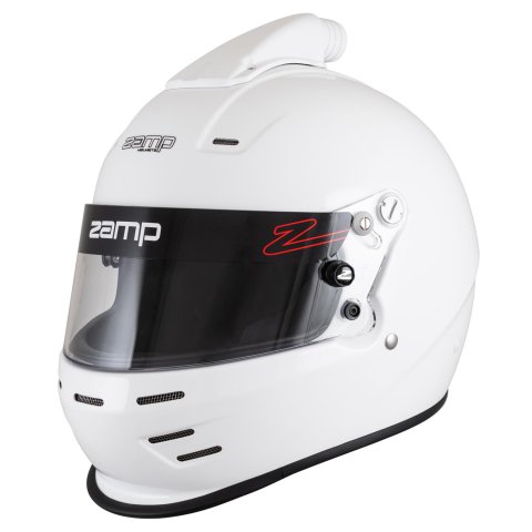 Zamp Helmets H782A001M RZ-38 AIR SNELL SA2025 Gloss White Medium Z-20 Clear Shield Series 29 Interior