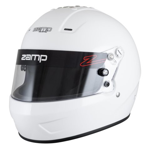Zamp Helmets H784001L RZ-57 SNELL SA2025 Gloss White Large Z-20 Clear Shield