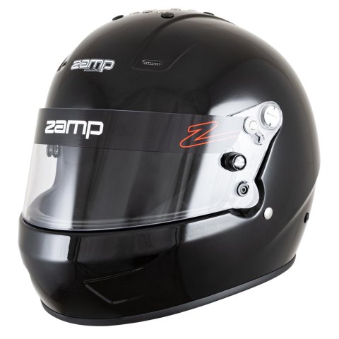 Zamp Helmets H784003L RZ-57 SNELL SA2025 Gloss Black Large Z-20 Clear Shield