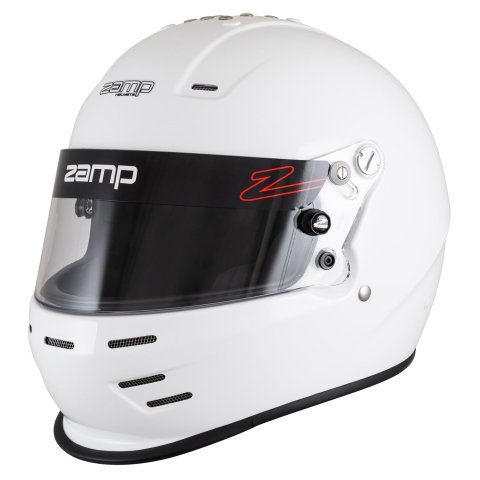 Zamp Helmets H782001M RZ-38 SNELL SA2025 Gloss White Medium Z-20 Clear Shield Series 29 Interior