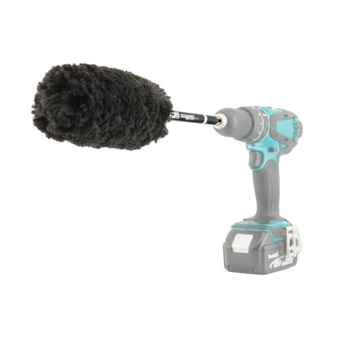Chemical Guys Power Woolie Wheel Brushes ACC401 Car Detailing Brushes, Brushes, and Spoke Brush Type, for Use with Drill, Each