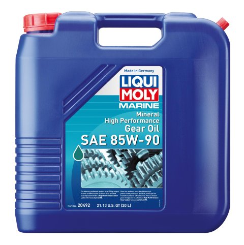 85W90 Liqui Moly Marine High Performance Gear Oil 20492 Oil, Performance, 85W90, 20 Liters, Each
