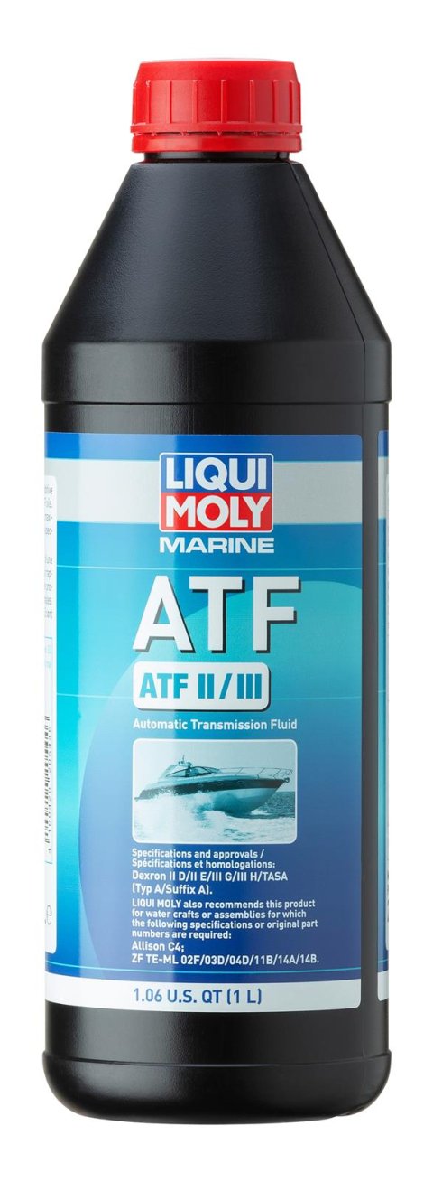 Liqui Moly Marine ATF 20544 Transmission Fluid, Marine, Synthetic, 1 Liter, Each