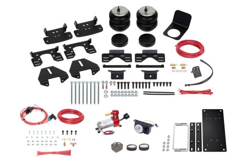 Firestone Ride-Rite Analog All-In-One Kits W217602889 Air Springs, All-In-One, Air Compressor, Gauge, Rear, Ford, Kit