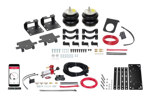 Firestone Ride-Rite F3 Wireless All-In-One Kits W217602874 Air Springs, Analog All-In-One, Air Compressor, Gauge, Rear, Controller, Chevrolet, GMC, Kit