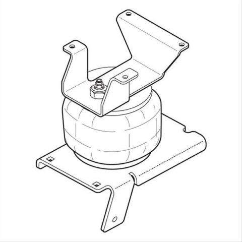 Firestone Ride-Rite Air Helper Spring Kits W217602423 Leaf Leveling Kit; Ride-Rite; Rear Kit; Incl. Brackets; Springs; Hardware;