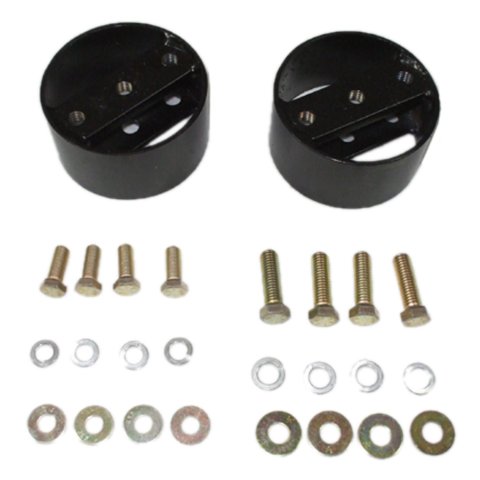Firestone Air Bag Helper Spring Spacers WR17602373 Spacers, Steel, Natural, 5 in. Height, Axle Mount, Pair