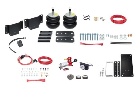 Firestone Ride-Rite Analog All-In-One Kits W217602871 Air Springs, All-In-One, Air Compressor, Gauge, Rear, Toyota, Kit