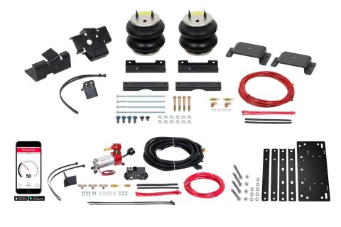 Firestone Ride-Rite F3 Wireless All-In-One Kits W217602884 Air Springs, Analog All-In-One, Air Compressor, Gauge, Rear, Controller, Ram, Kit