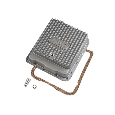 B&M Automatic Transmission Deep Pans 70260 Pan, Deep, Aluminum, Natural, 4L60, 4L60E, Each