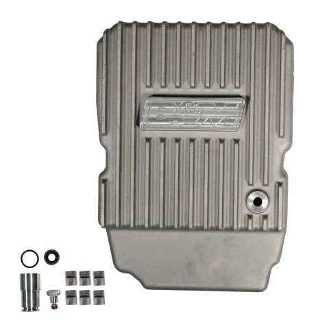 B&M Automatic Transmission Deep Pans 10300 Pan, Deep, Aluminum, Natural, Chrysler, NAG1, Each