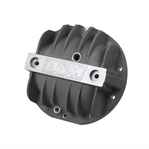 B&M 10 Bolt GM 8.2 Inch, BOP axle Differential Cover 70503 Cover, 10-bolt, Aluminum, Natural, in. BOP, Each