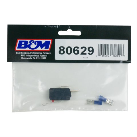 B&M Neutral/Reverse Safety Switches 80629 Neutral and Backup Light Switch, for Various Shifters -see Overview Section Notes, Use No.4 Screws/Poly Locknuts, 10 and 14 AWG Wire, Each