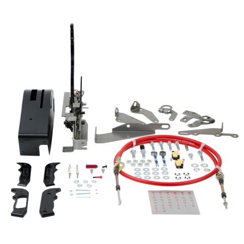 B&M Stealth Pro Ratchet Shifters 81120 Automatic Shifter, Bandit, Pistol Grip, Chevy, Dodge, Ford, Plymouth, Chrysler, Each