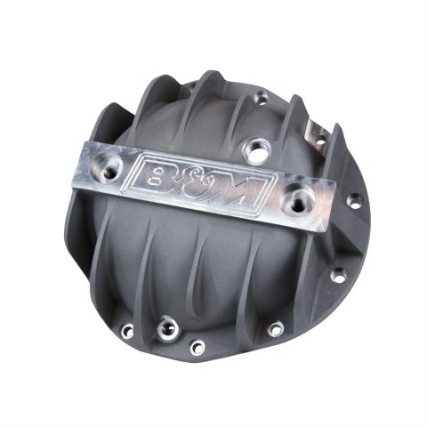 B&M 12 Bolt GM 8.875 Inch Differential Cover 70504 Cover, Rear, 12-bolt, Aluminum, Natural, in. Truck, Each