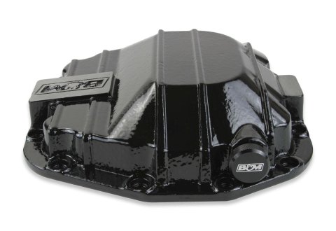 B&M 12 Bolt Dana M220, Jeep Wrangler JL Differential Cover 12313 Cover, Rear, Nodular Iron, Black Powdercoated, Jeep, 12-Bolt, Each