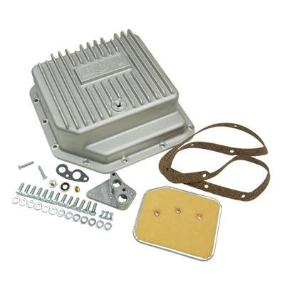 B&M Automatic Transmission Deep Pans 30280 Pan, Deep, Aluminum, Natural, GM, TH250, TH350, Each
