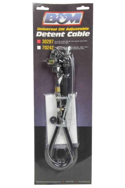 B&M TV/Kickdown Cables 30287 Automatic Transmission Kickdown Kit, Carburetor/Fuel Injection, Buick, Chevy, Oldsmobile, Pontiac, TH350, Kit