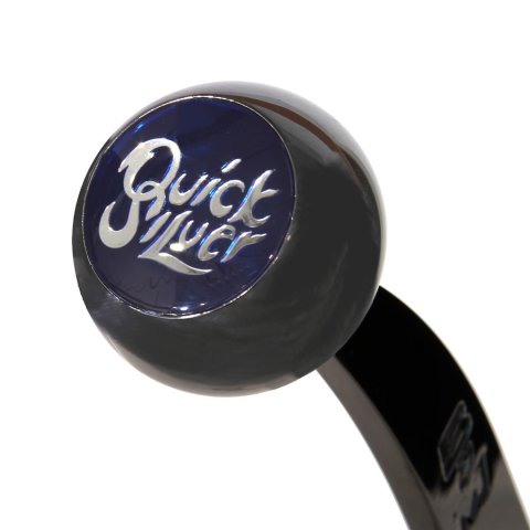 B&M Shifter Knobs and Handles 81670 Shift Knob, Round, Steel, Black Chrome, Automatic Transmission, Each