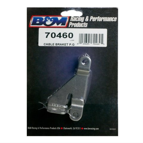 B&M Transmission Brackets and Levers 70460 Bracket, Steel, Natural, Buick, Chevy, Oldsmobile, Pontiac, Powerglide, Each
