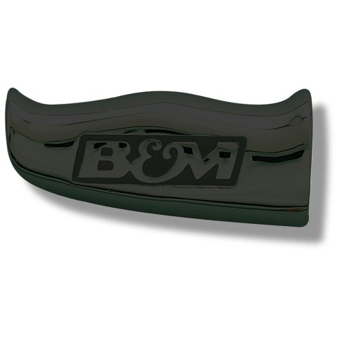 B&M Universal T-Handle Shift Knobs 80642 Knob, T-Handle, Plastic, Black, Logo, Automatic, Manual Transmission, Each