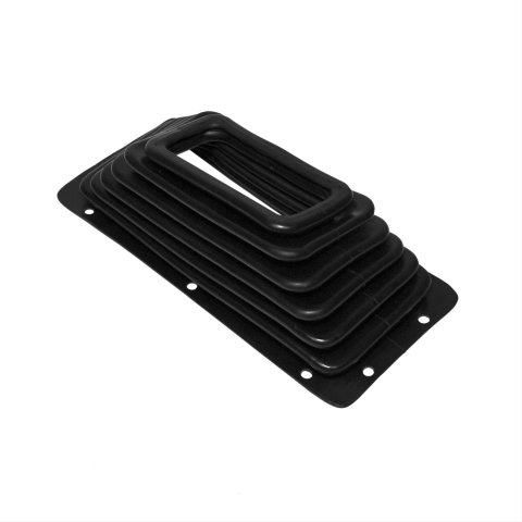 B&M Replacement Shifter Boots 80611 Boot, Star Shifter, Rectangle, Black, Rubber, Each