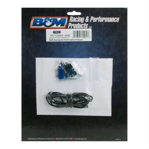 B&M Backup Light Switch Kits 80580 and Bracket, Light, Star, Z-Gate, Shifters, Each
