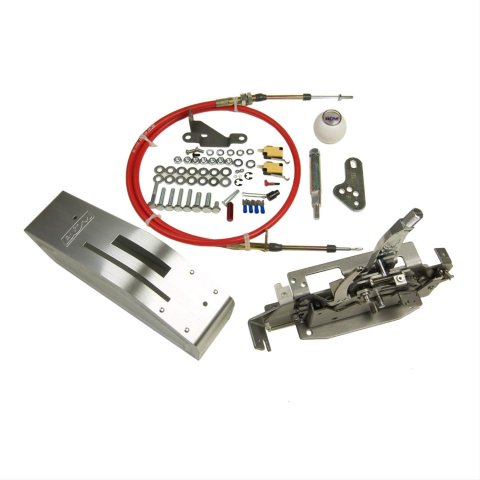 B&M Pro Ratchet Shifters 80842 Automatic Shifter, Ratchet, Aluminum Cover, Chevy, Mopar, Ford, Lincoln, Mercury, Each